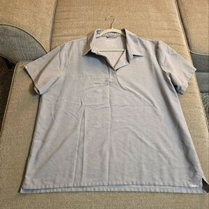 FIGS Technical Collection Light Gray Nala Short Sleeve Nurse Scrub Top XXL